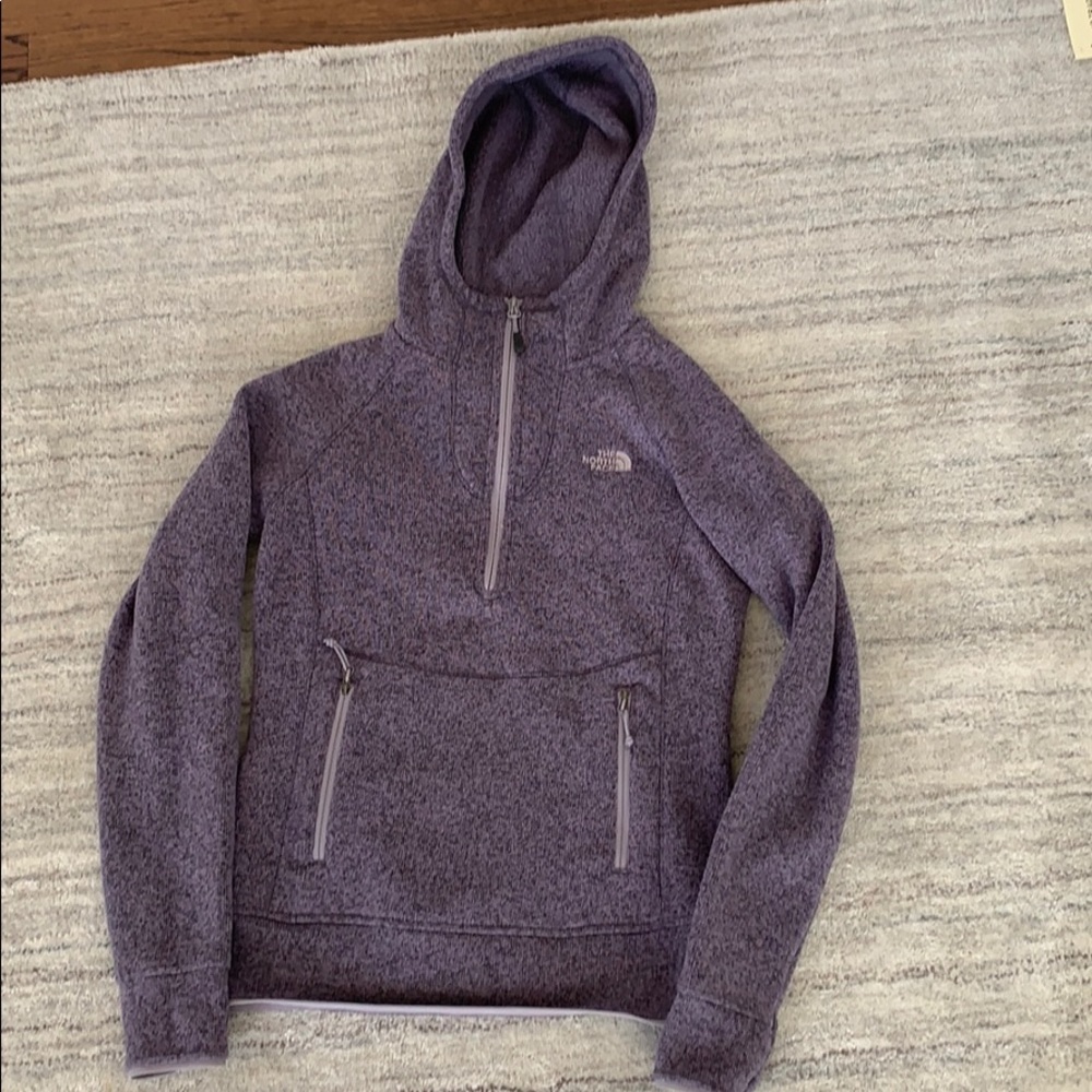 Purple North Face Pullover